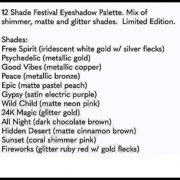 🆕🔥PUR FESTIVAL:LIMITED EDITION BEAUTIFUL 12/MATTE&SHIMMERY COLOR PALETT NWT&📦 - Picture 6 of 14